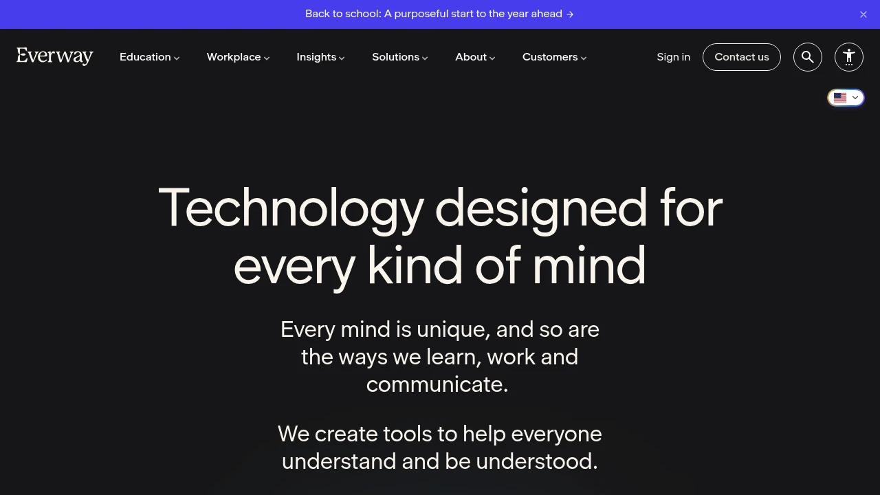 Screenshot of Read&Write website